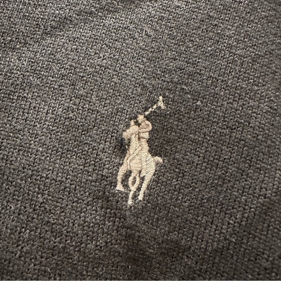 Polo Ralph Lauren Men's Dark Navy Blue Pima Cotton V-Neck Sweater Size: XXL - Picture 2 of 8